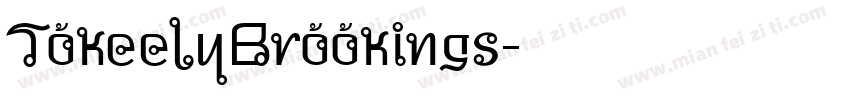 TokeelyBrookings字体转换
