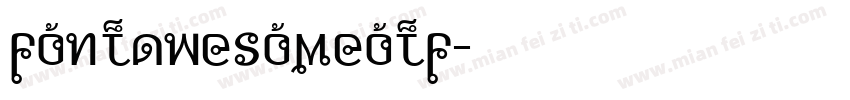 fontawesomeotf字体转换