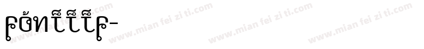 fontttf字体转换