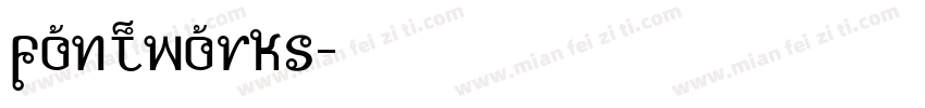 fontworks字体转换