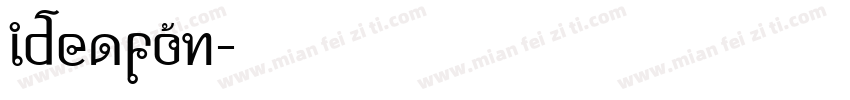 ideafon字体转换