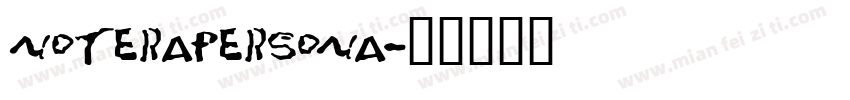 Noterapersona字体转换