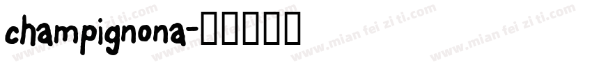 champignona字体转换