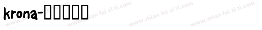 krona字体转换
