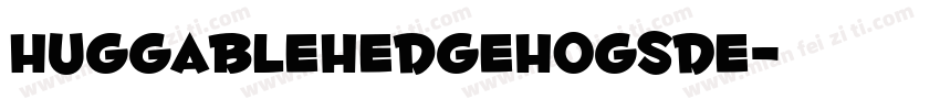 HuggableHedgehogsDe字体转换