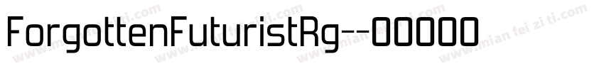 ForgottenFuturistRg-字体转换