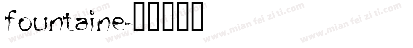 fountaine字体转换