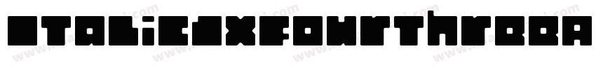 ItalicJXFourThreeAdjust字体转换