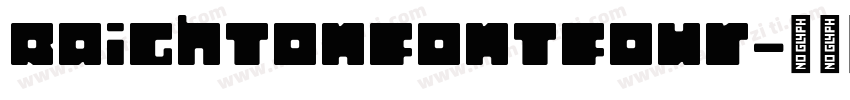 RaightonFontFour字体转换