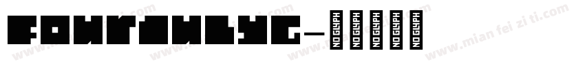 FourJulyG字体转换
