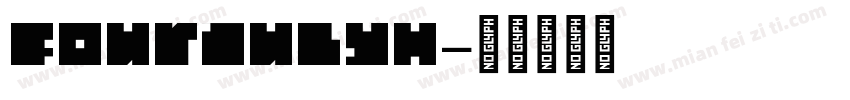 FourJulyH字体转换