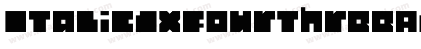 ItalicJXFourThreeAdjust字体转换