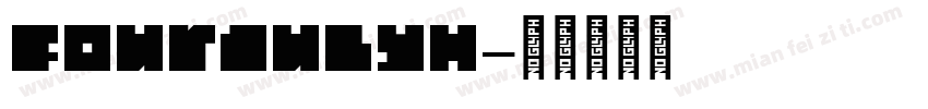 FourJulyH字体转换
