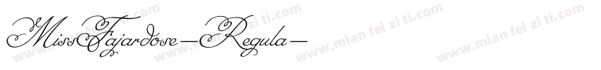 MissFajardose-Regula字体转换