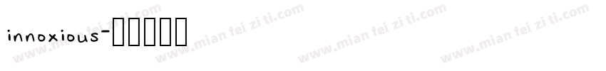 innoxious字体转换