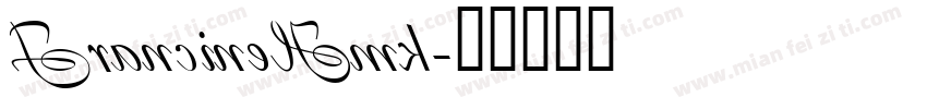 FrancineHmk字体转换