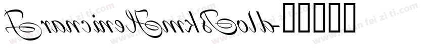 FrancineHmkBold字体转换