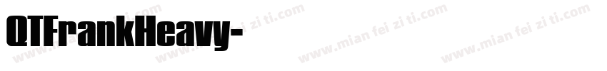 QTFrankHeavy字体转换