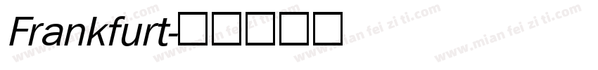 Frankfurt字体转换