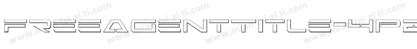 FreeAgentTitle-4PZY字体转换