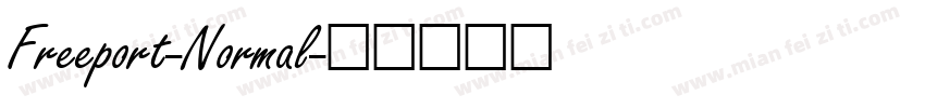 Freeport-Normal字体转换