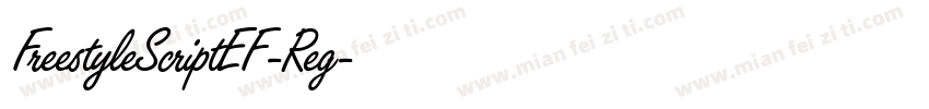 FreestyleScriptEF-Reg字体转换