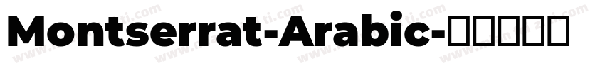 Montserrat-Arabic字体转换
