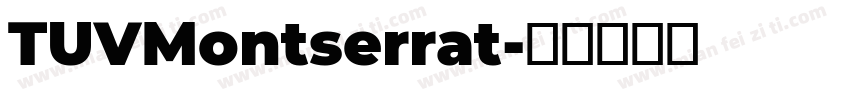TUVMontserrat字体转换