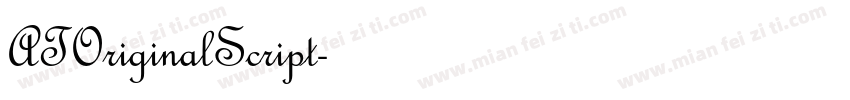 ATOriginalScript字体转换