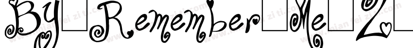 BY-Remember-Me-2字体转换