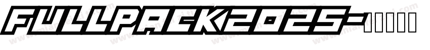 FullPack2025字体转换