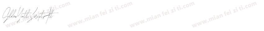 GoldenYouthScriptAlt字体转换