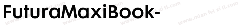 FuturaMaxiBook字体转换