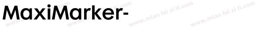 MaxiMarker字体转换