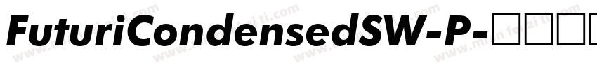 FuturiCondensedSW-P字体转换