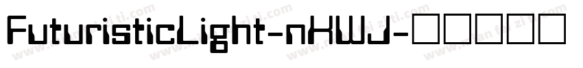 FuturisticLight-nKWJ字体转换