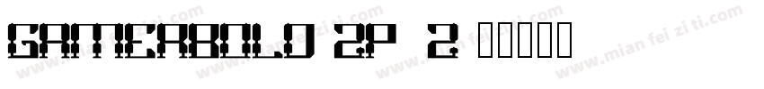 GamerBold-ZP6z字体转换