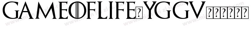GameOfLife-yGGV字体转换