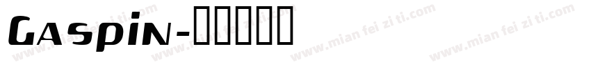 Gaspin字体转换