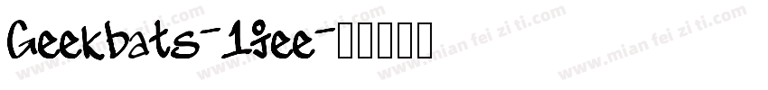 Geekbats-1jee字体转换