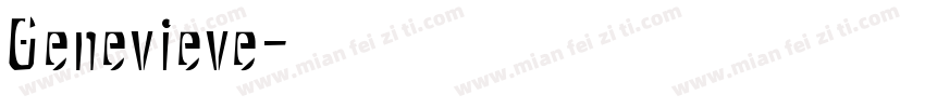 Genevieve字体转换