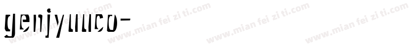 genjyuuco字体转换