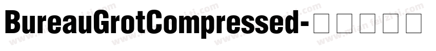 BureauGrotCompressed字体转换