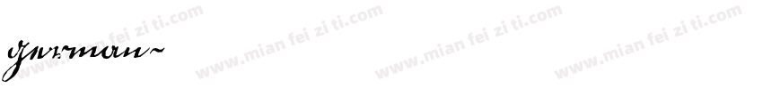 german字体转换