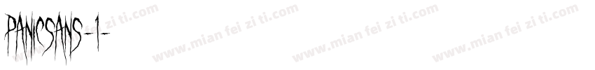 PanicSans-1字体转换