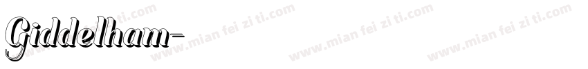 Giddelham字体转换