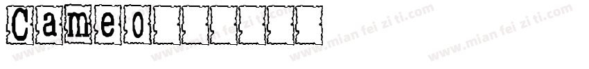 Cameo字体转换