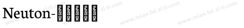 Neuton字体转换