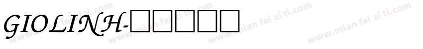 GIOLINH字体转换