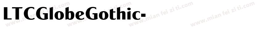 LTCGlobeGothic字体转换